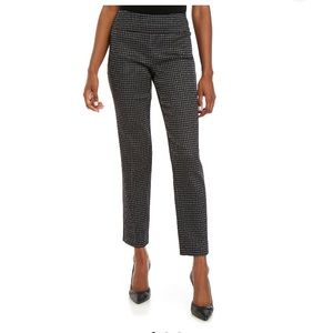 New Directions Box Print Pants Size 14 Short NWT